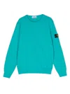 Stone Island Compass-badge Sweatshirt In Blue