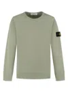 Stone Island Compass-badge Sweatshirt In Green