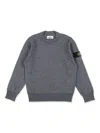 Stone Island Kids Sweaters Grey In Grey