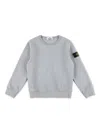Stone Island Compass-badge Sweatshirt In Grey