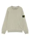 Stone Island Compass-badge Sweatshirt In Grün