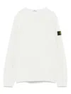 Stone Island Compass-badge Sweatshirt In Neutrals