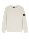 Stone Island Compass-badge Sweatshirt In Neutrals