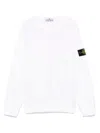 Stone Island Compass-badge Sweatshirt In White