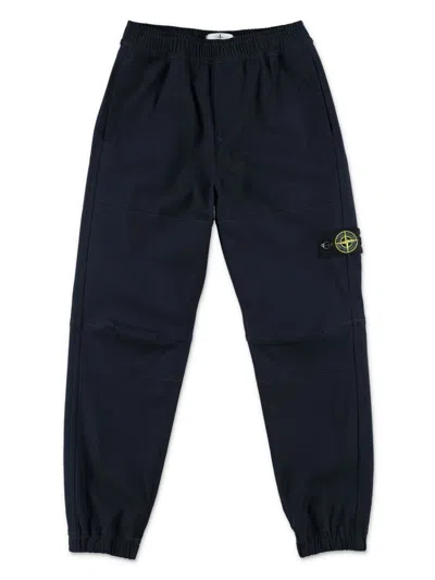 Stone Island Kids' Track Pant In Black  