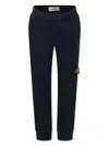 Stone Island Compass-badge Track Pants In Blue