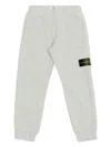Stone Island Compass-badge Track Pants In Grey
