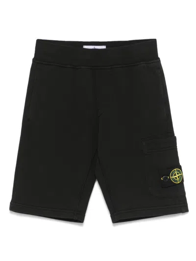 STONE ISLAND COMPASS-BADGE TRACK SHORTS