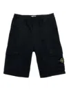 Stone Island Compass-badge Track Shots In Black