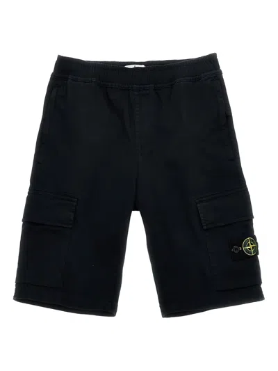 Stone Island Babies' Compass-badge Track Shots In Black