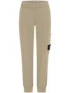 Stone Island Compass-badge Tracksuit Trousers In Brown