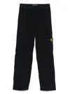 Stone Island Compass-badge Trousers In 蓝色