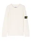 Stone Island Compass-badge Virgin-wool Jumper In Neutrals