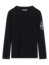 Stone Island Compass-embroidered T-shirt In Blue