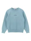 Stone Island Kids' Compass-logo Sweatshirt In Blue