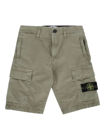 STONE ISLAND COMPASS-MOTIF SHORTS