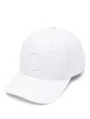 Stone Island Compass-motif Cotton Cap In White