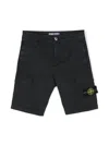 Stone Island Kids Shorts Blue In Blue