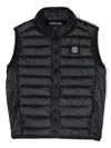 Stone Island Sleeveless Puffer Jacket In Blue