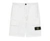 STONE ISLAND JUNIOR COMPASS PATCH KNEE-LENGTH CARGO SHORTS