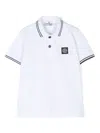 Stone Island Polo Shirt  Junior Kids Color White In White