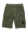 STONE ISLAND JUNIOR COMPASS PATCH SHORTS (2-14 YEARS)