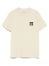 Stone Island Compass-patch T-shirt In 中性色