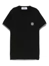 Stone Island Compass-patch T-shirt In Black
