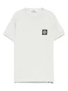 Stone Island Compass-patch T-shirt In Grey