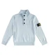 Stone Island Compass-motif Knitted Top In Red