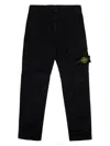 Stone Island Compass Trousers In Black