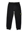 Stone Island Blue Trackpants With Logo Patch In Cotton Boy In Navy