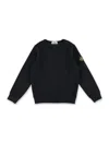 Stone Island Crew-neck Sweatshirt In Black