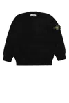 Stone Island Felpa In Black