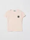 Stone Island Junior T-shirt Kids Color Baby Pink