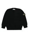 Stone Island Felpa In Schwarz