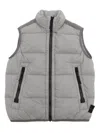 Stone Island Down Jacket In Grey