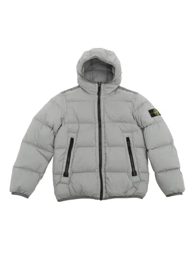 Stone Island Junior Kids' Vera Padded Jacket In Grey