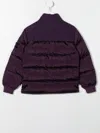 Stone Island Feather-down Padded Jacket In Purple