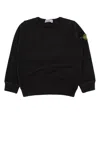 Stone Island Felpa In Black