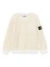 Stone Island Fleece Sweatshirt In Neutrals
