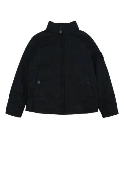 Stone Island Kids' Giubbotto C/interno Staccabile In Black