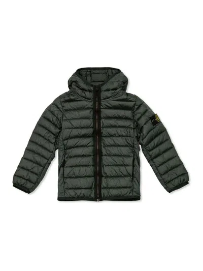 Stone Island Kids' Chaqueta Alcochada - Azul In Green