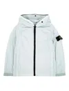 Stone Island Hooded Jacket In 灰色