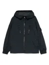 Stone Island Hooded Jacket In Blue