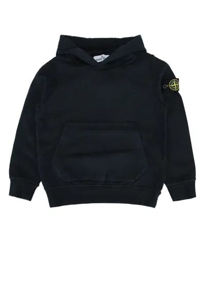 Stone Island Kids' Hoodie Sweater In Navyblue