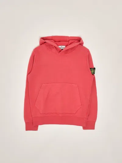 Stone Island Kids' Hoodie Sweatshirt In Geranio