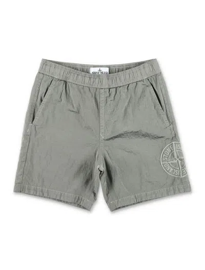 Stone Island Junior Pants Kids In Gray