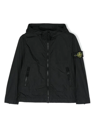 Stone Island Junior Kids'  Jacket In Black