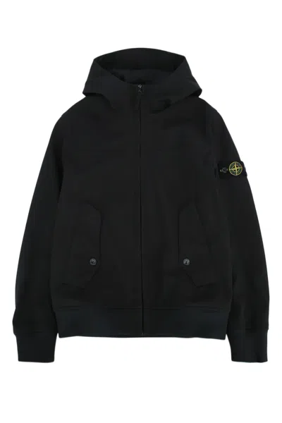 Stone Island Kids' Jacket In Black